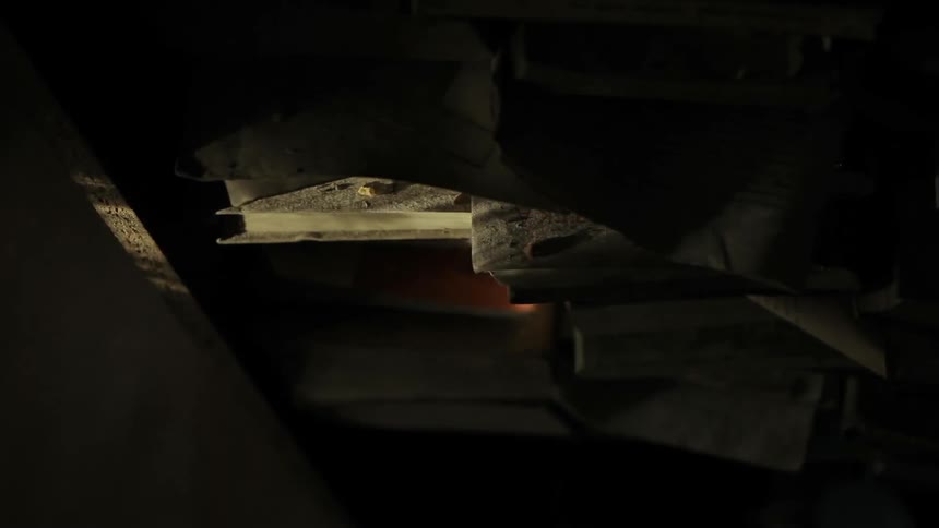 Old books are shown