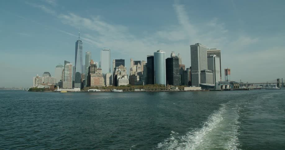A waterside city