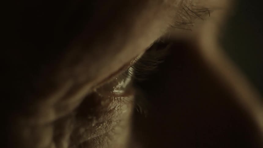 Old man's eye