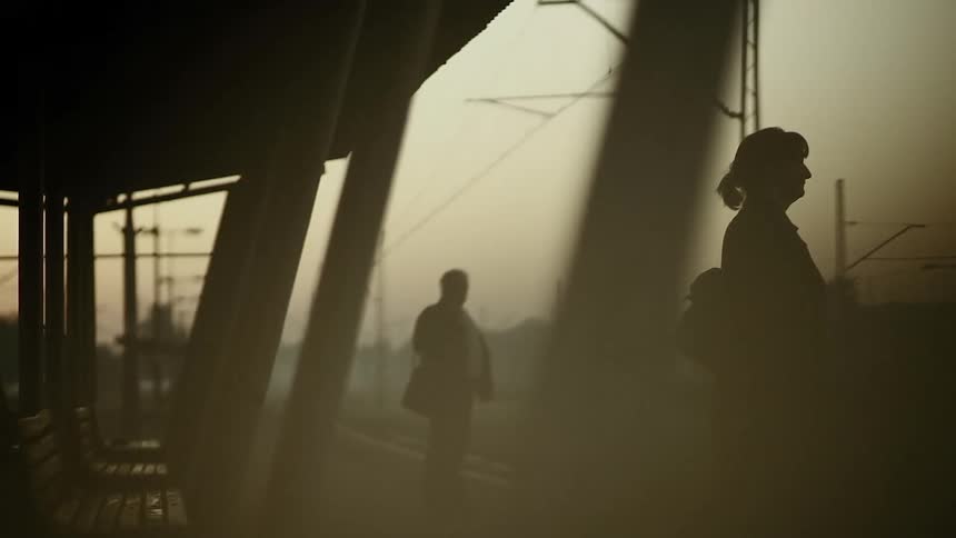 Silhouette of people