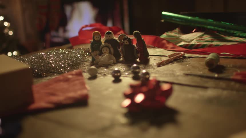 Toys sitting  on a table