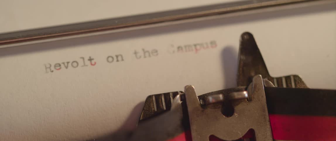 Words typed on a typewriter