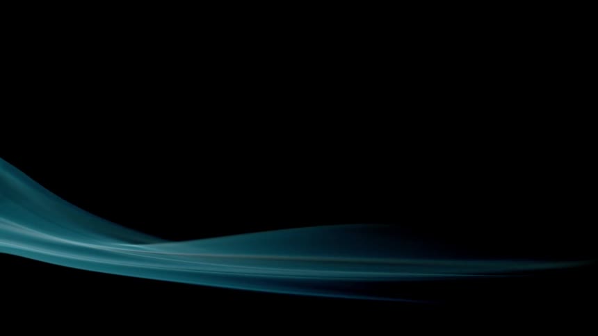 Smoke curls and rises against a black background
