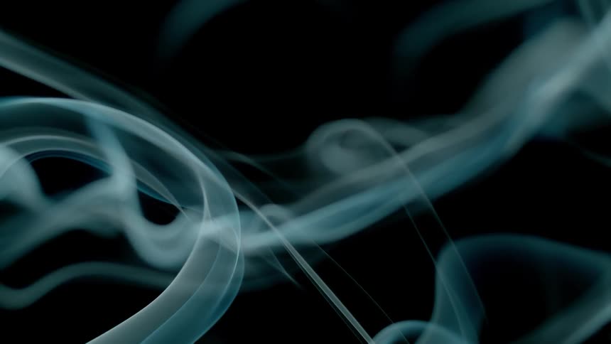 White vapors float upward