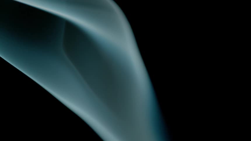 White vapors float upward