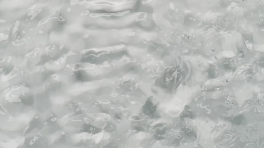Water drops are splashing and pooling