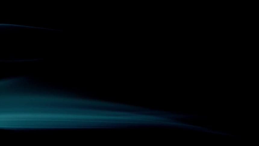White vapors float horizontally