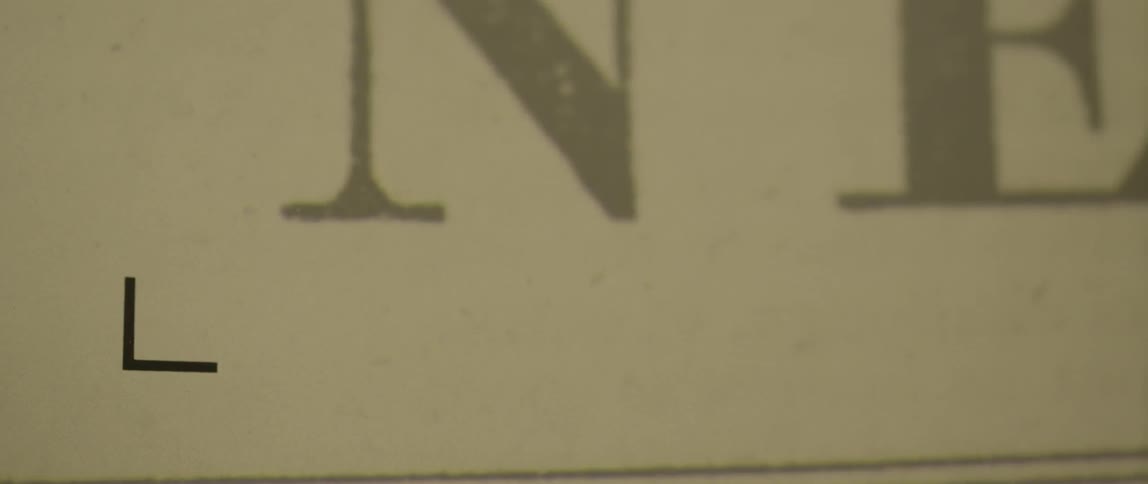 The bottom of an n