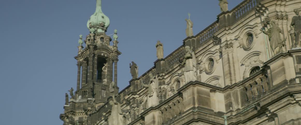 An elaborate stone building