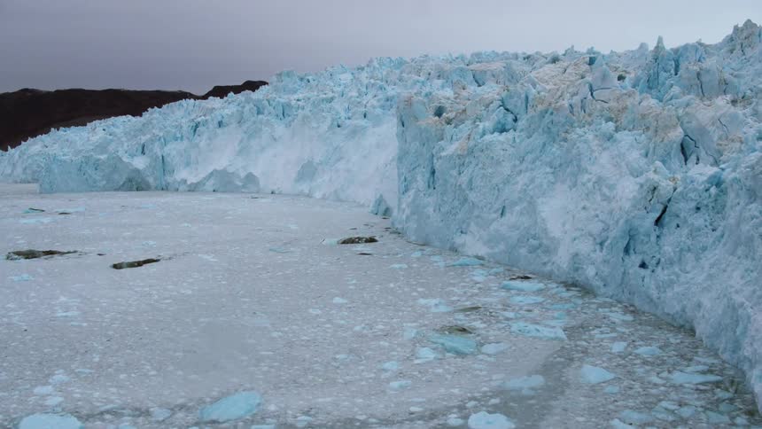 Blue-white glaciers