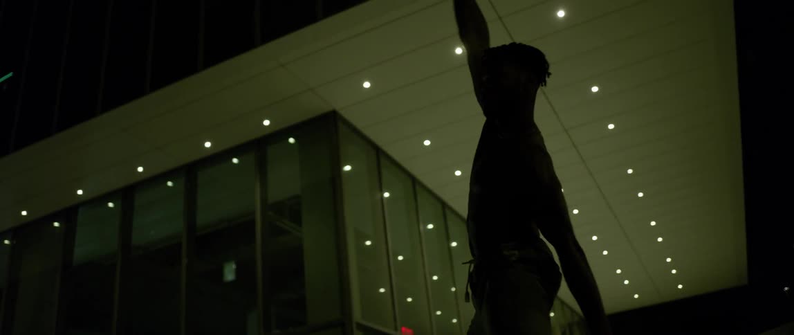 A man is doing an interpretive dance