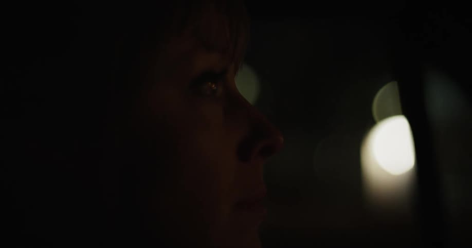 A person inside of a car