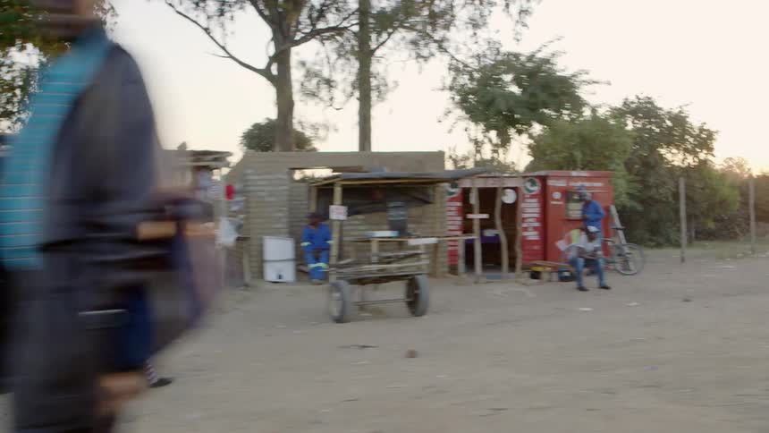 A roadside market
