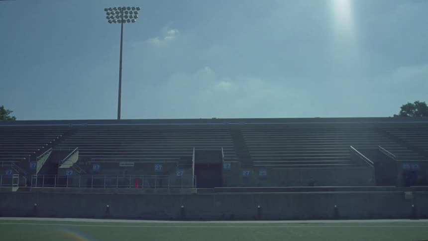 An empty stadium