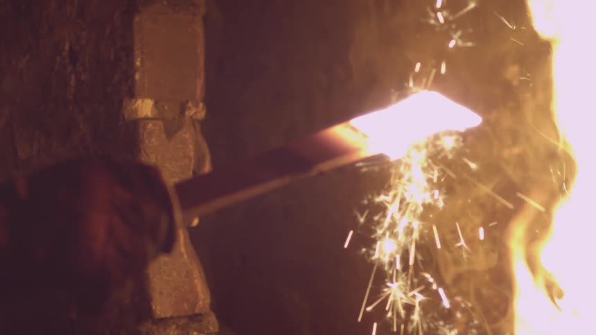 A man is welding