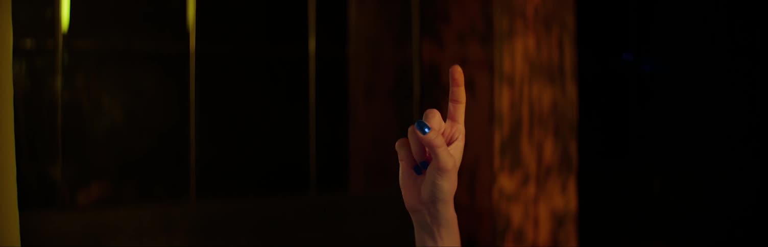 Persons hand counting down from three to one