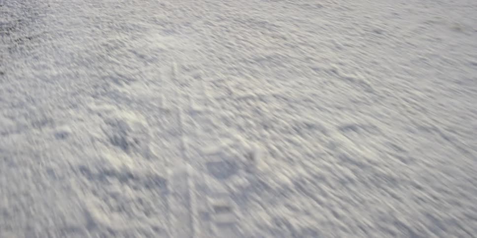 Snow covers the ground