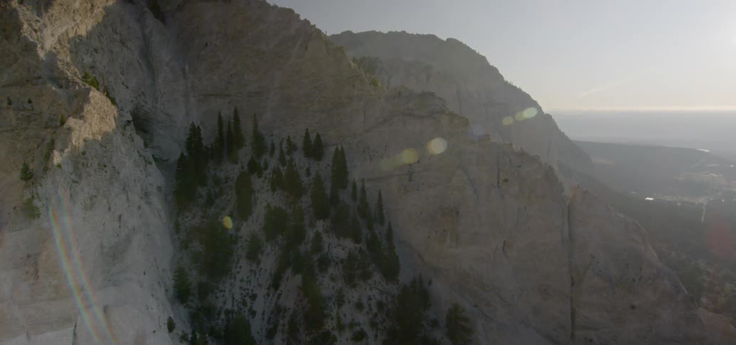 Forest sits nestled between the mountains