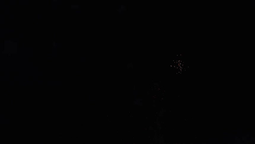 Fireworks exploding in the night sky