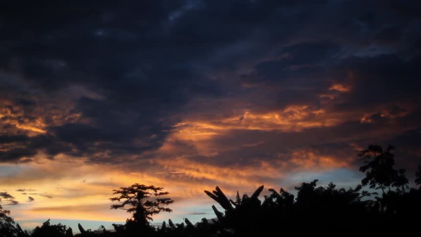 Sunlight reflecting off of the clouds