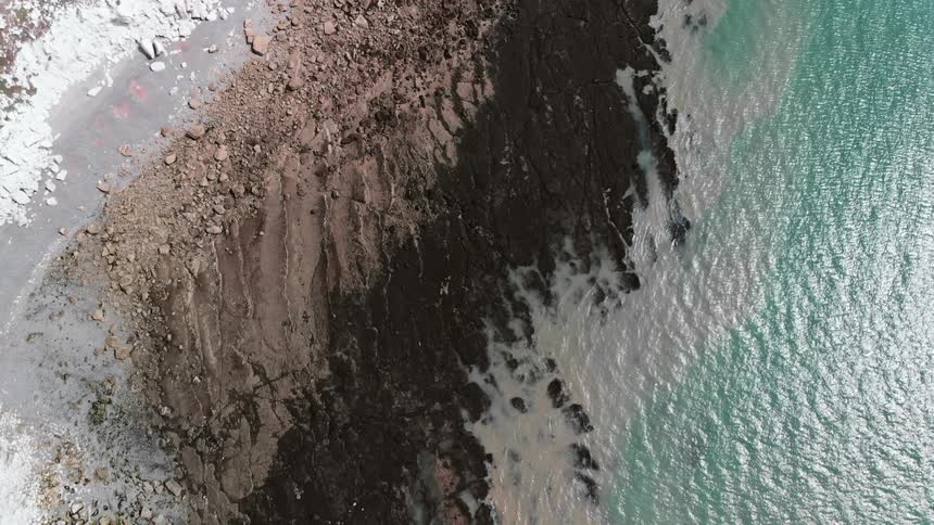 A view of where land meets ocean