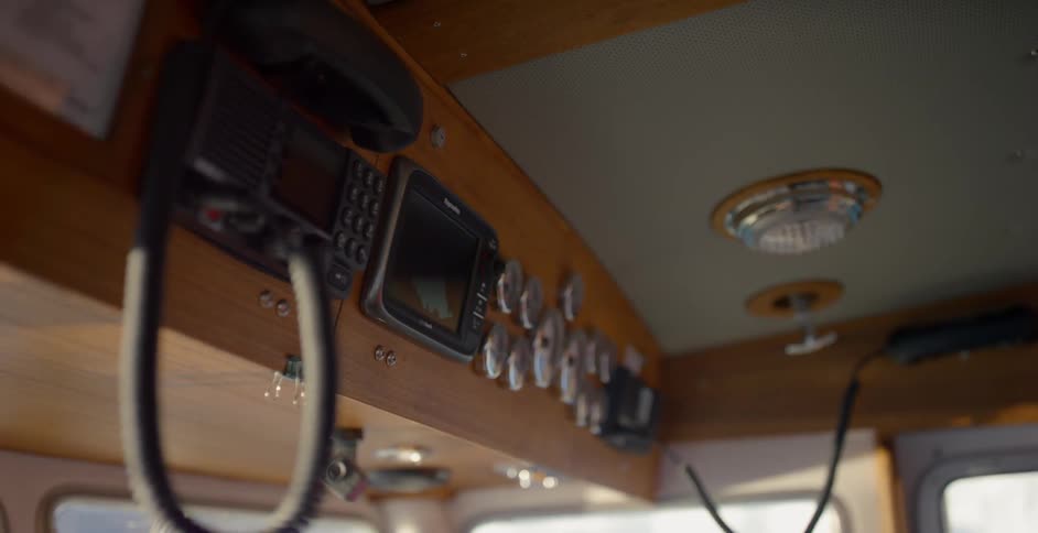 A boats gadgets are shown