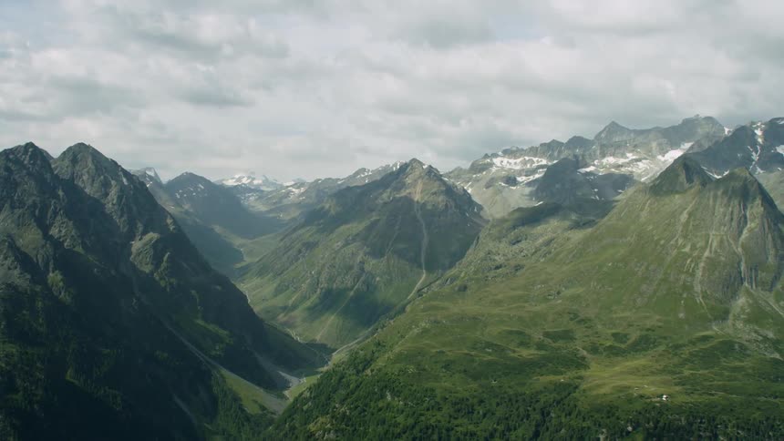 Lush green mountains
