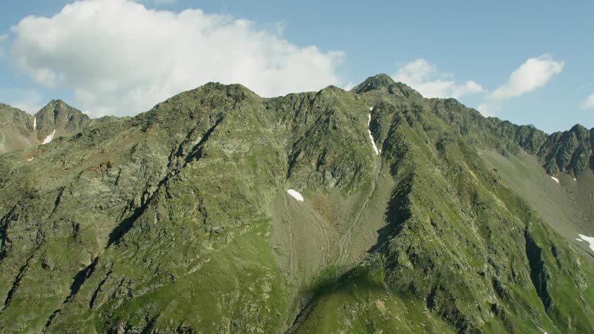A mossy mountain