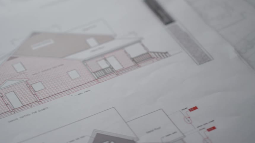 Blueprints for a house