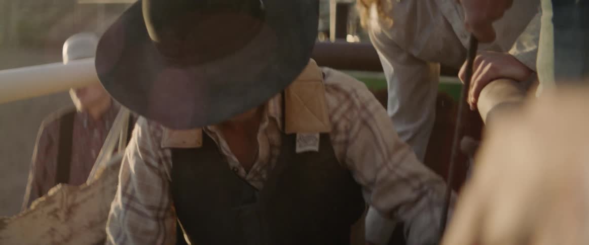 The cowboys get ready to ride a bull in the gate