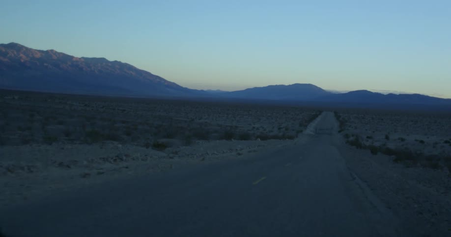 A road beside mountains