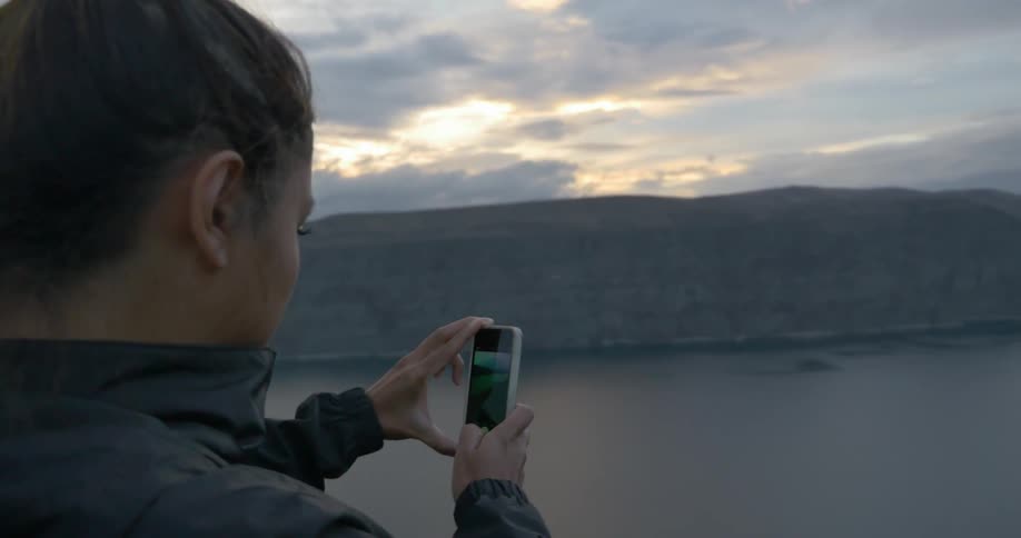 A person taking pictures