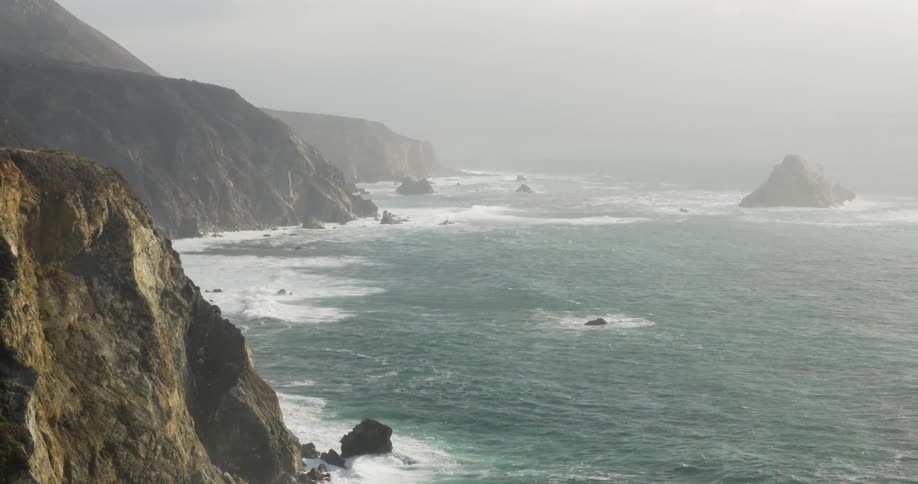 A ocean cliff side
