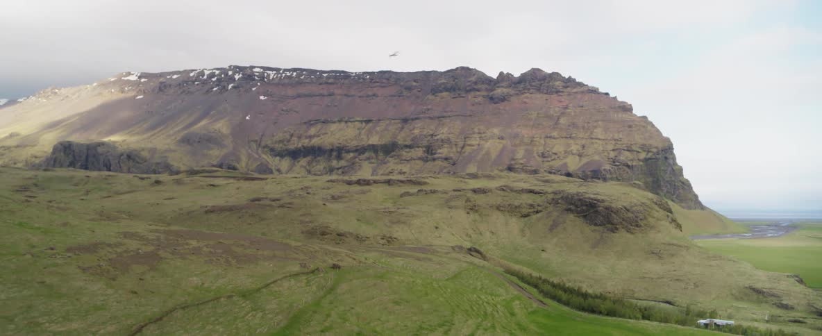 Rolling green hills
