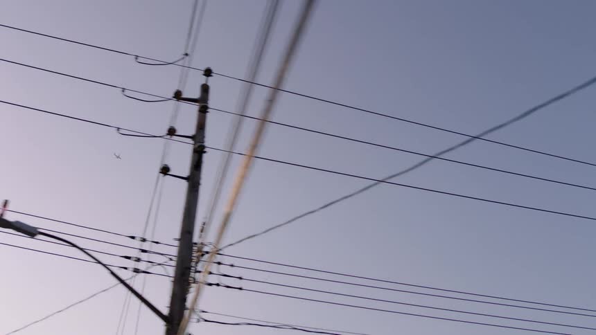 Power lines during the day