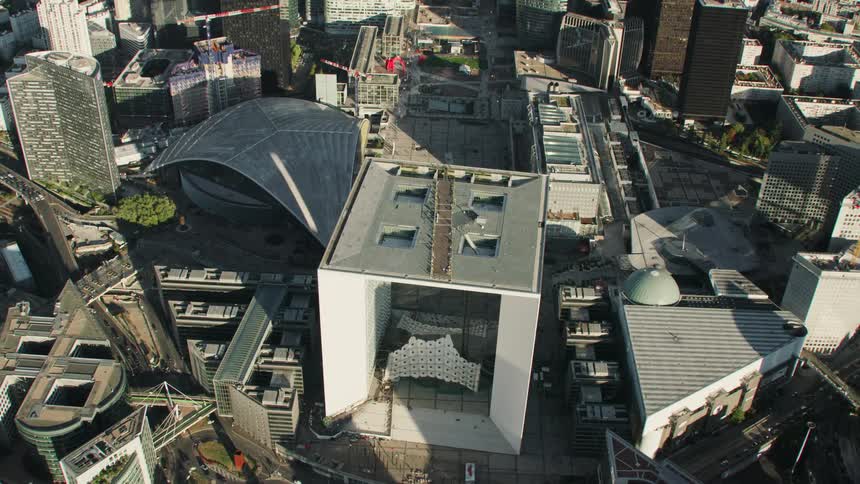 Buildings in a large city
