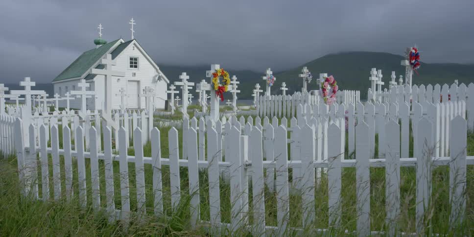 A small graveyard