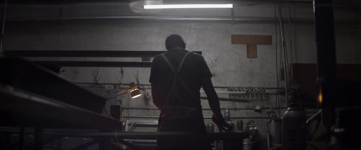 A man working in a workshop