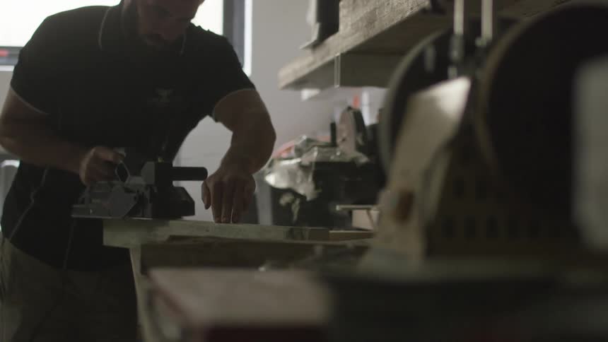 A person working in a shop