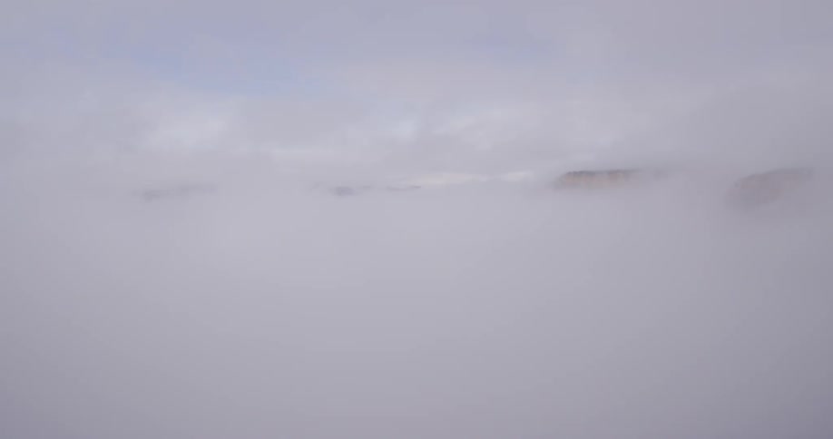 Clouds forming high in the sky