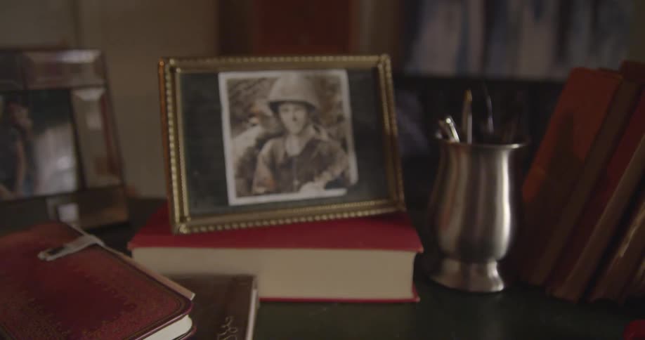 Pictures on a desk