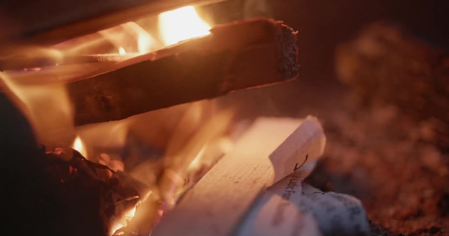 Paper burning