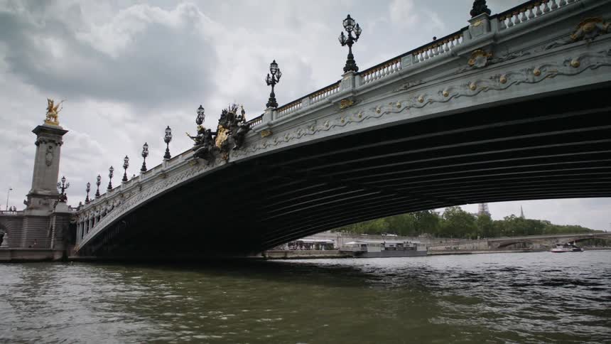 A bridge over a river