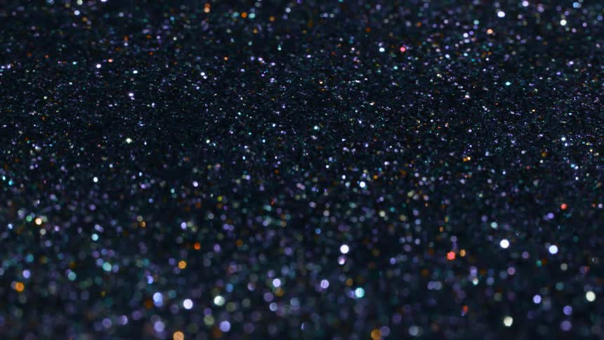 A pile of glitter glistens and shines