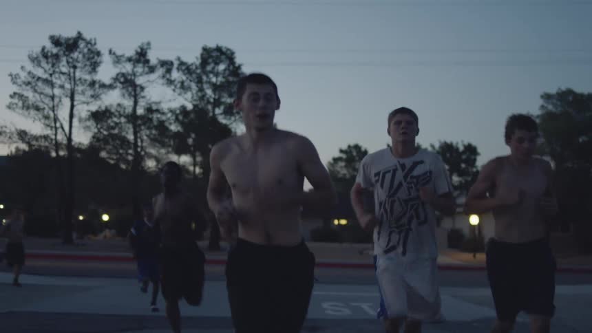 People running outdoors