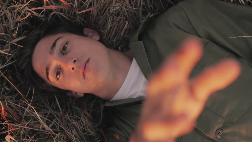 A person laying down