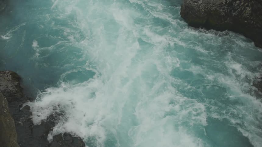 Light blue water