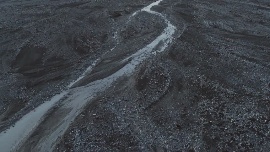 Dirt covers a rural field