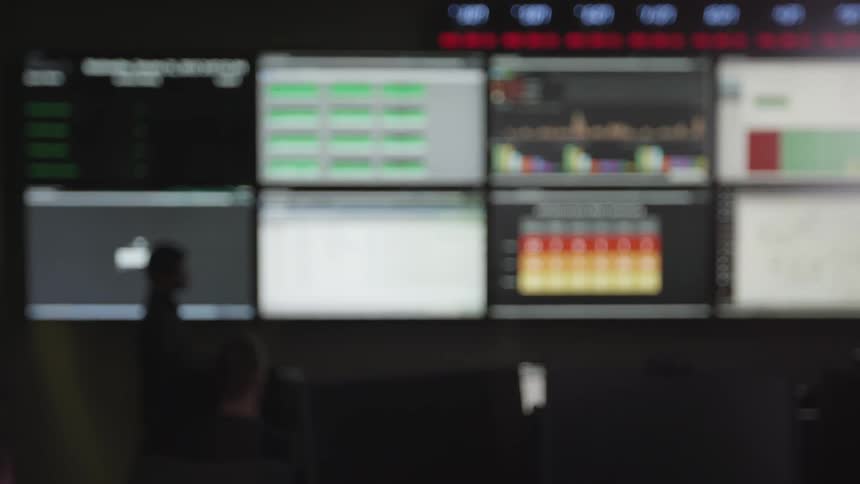 Multiple computer screens