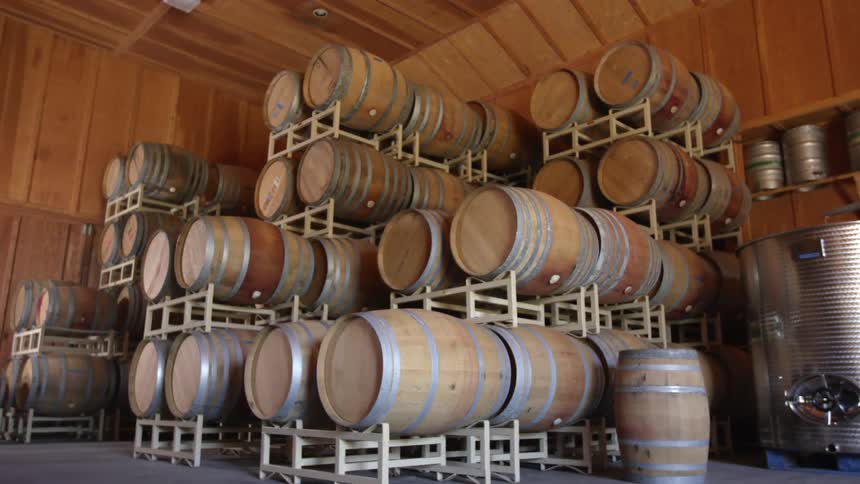 Barrels in a room